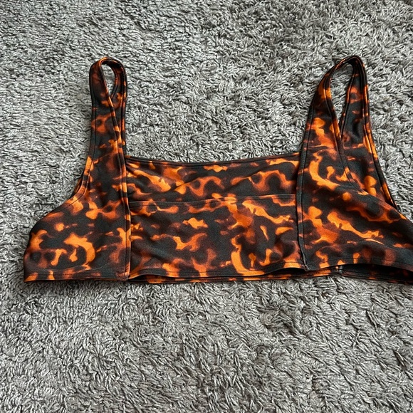 Jmp The Label Swim Jmp The Label Hamptons Square Neck Bikini Top In Tortuga Poshmark